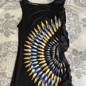 BCBG Max Azria Asymmetrical Bodycon Dress